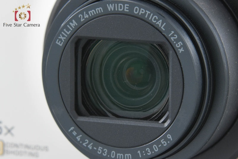 Casio HIGH SPEED EXILIM EX-ZR100 White 12.1 MP Digital Camera