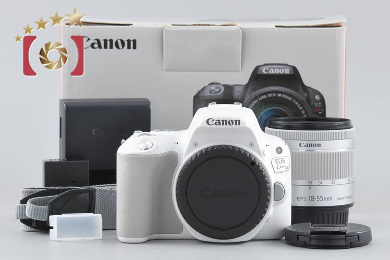 "Count 1,554" Canon EOS Kiss X9 / Rebel SL2 / 200D White 24.2 MP DSLR 18-55 Lens