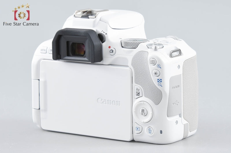 "Count 1,554" Canon EOS Kiss X9 / Rebel SL2 / 200D White 24.2 MP DSLR 18-55 Lens