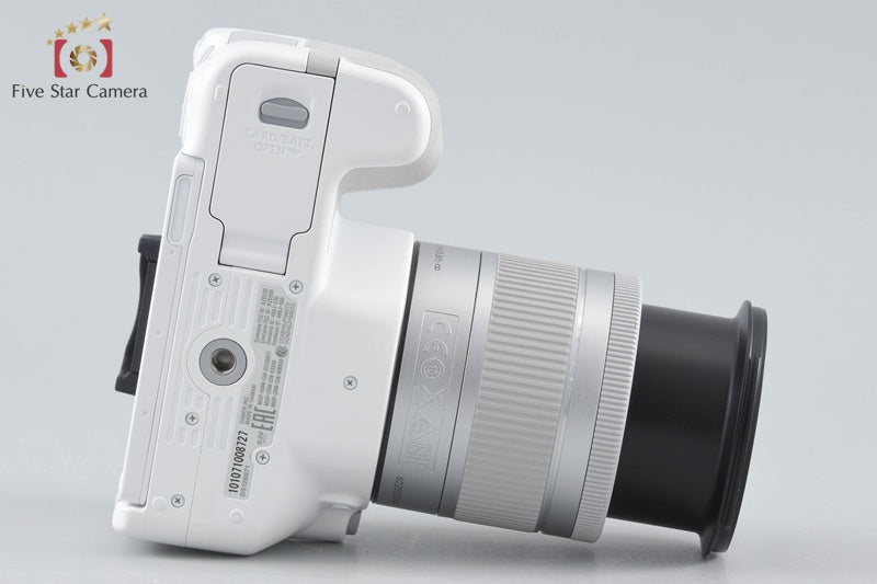 "Count 1,554" Canon EOS Kiss X9 / Rebel SL2 / 200D White 24.2 MP DSLR 18-55 Lens