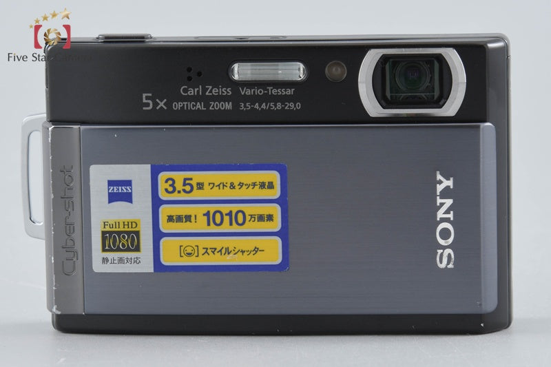 Sony Cyber-Shot DSC-T300 Black 10.1 MP Digital Camera [Japanese Language Only]