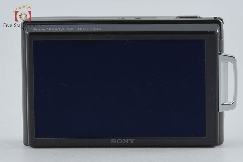 Sony Cyber-Shot DSC-T300 Black 10.1 MP Digital Camera [Japanese Language Only]