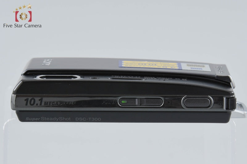Sony Cyber-Shot DSC-T300 Black 10.1 MP Digital Camera [Japanese Language Only]