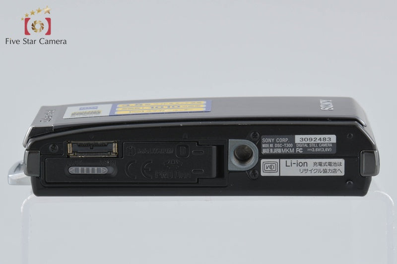 Sony Cyber-Shot DSC-T300 Black 10.1 MP Digital Camera [Japanese Language Only]