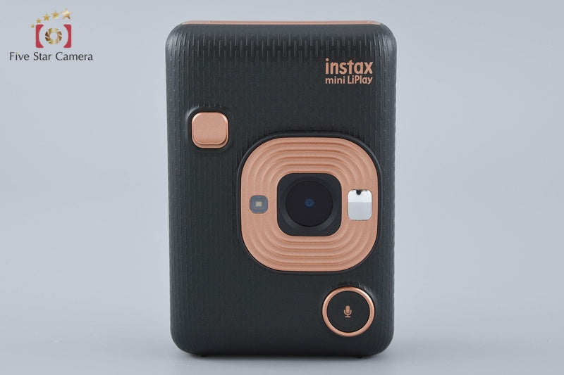 FUJIFILM Instax Mini LiPlay Elegant Black Instant Film Camera w/ Box