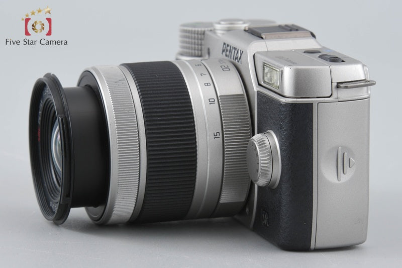 "Shutter count 1,954" PENTAX Q10 Silver 12.4 MP Digital Camera 5-15 Lens