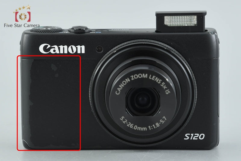 Canon PowerShot S120 Black 12.1 MP Digital Camera w/ Box
