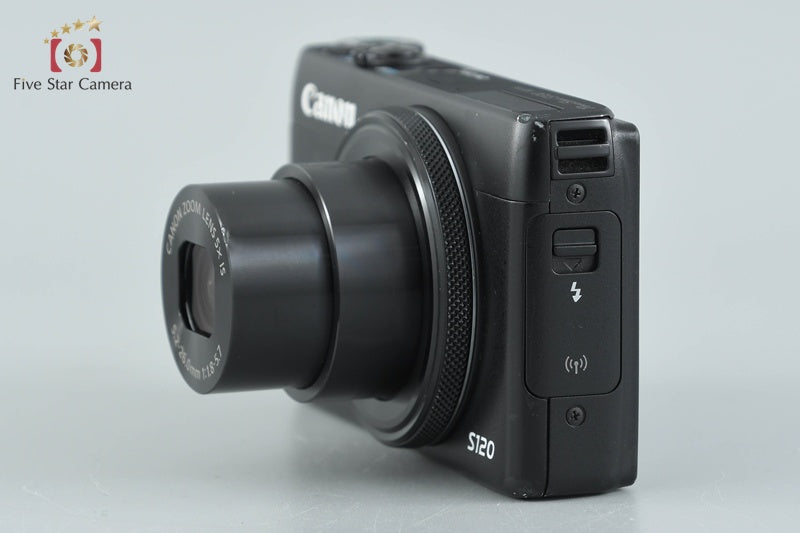 Canon PowerShot S120 Black 12.1 MP Digital Camera w/ Box