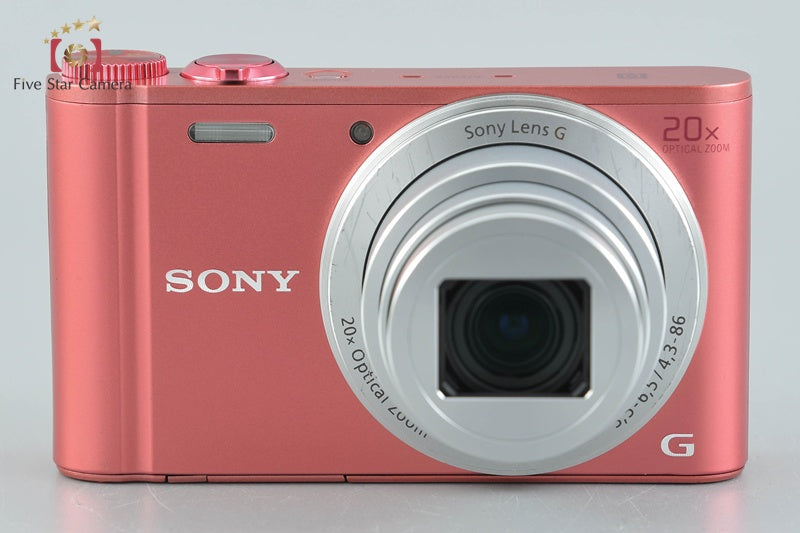 Sony Cyber-Shot DSC-WX350 Pink 18.2 MP Digital Camera [Japanese Language Only]