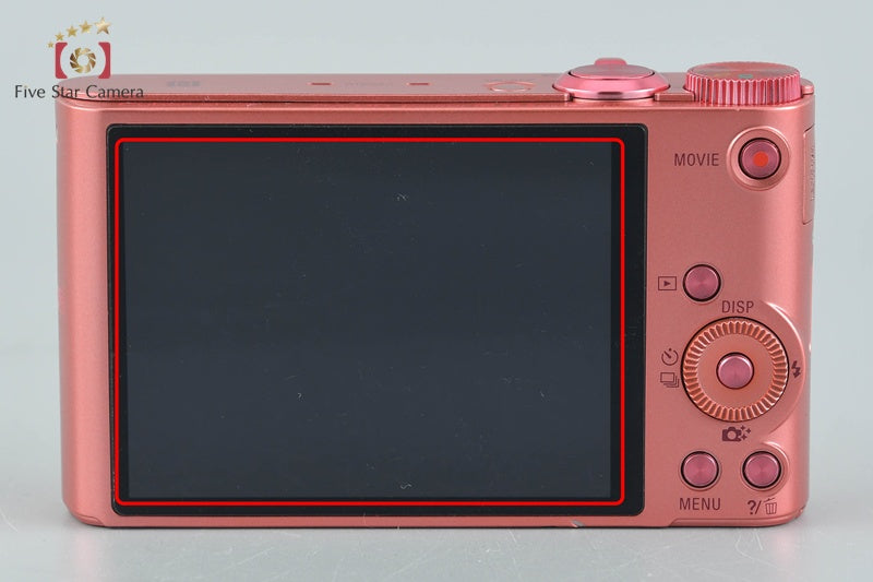 Sony Cyber-Shot DSC-WX350 Pink 18.2 MP Digital Camera [Japanese Language Only]