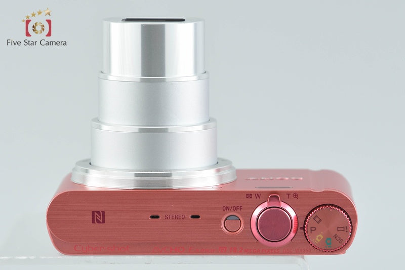 Sony Cyber-Shot DSC-WX350 Pink 18.2 MP Digital Camera [Japanese Language Only]