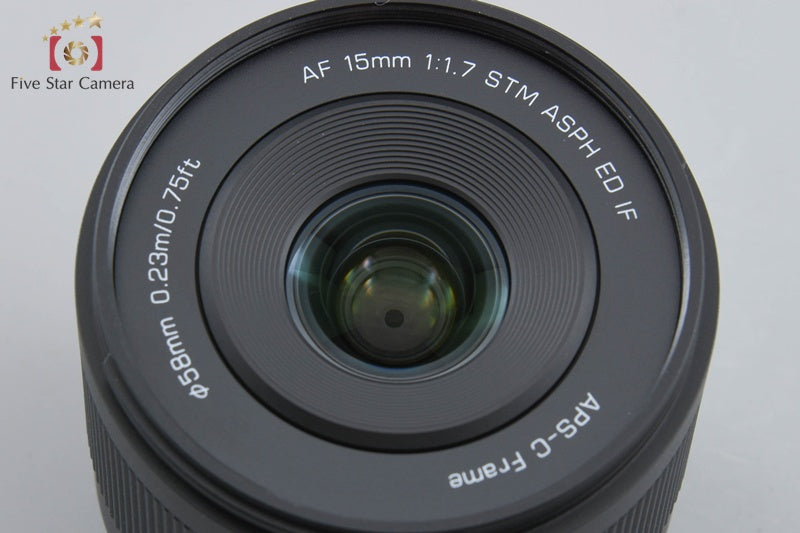 Viltrox AF 15mm f/1.7 AIR STM ASPH ED IF for SONY E Mount APS-C w/ Box
