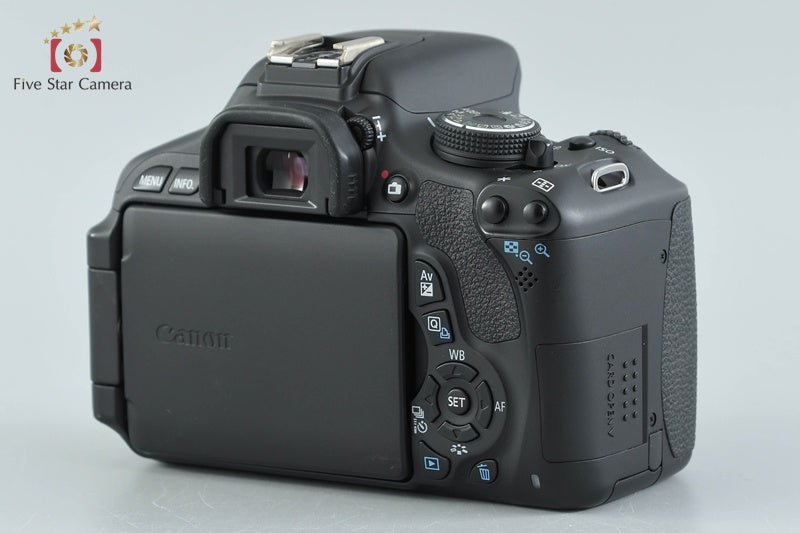 "Count 4,367" Canon EOS Kiss X5 / Rebel T3i / 600D 18.0 MP DSLR Camera Body