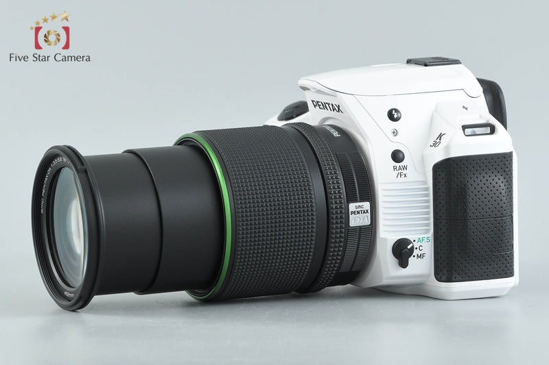 PENTAX K-30 White 16.3 MP DSLR Camera 18-135 Lens
