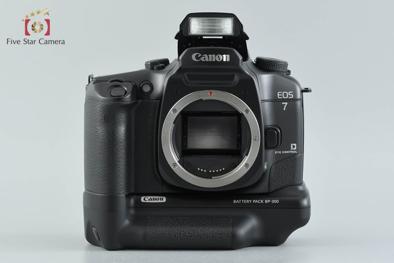 Canon EOS 7 35mm SLR Film Camera Body + BP-300 Battery Pack