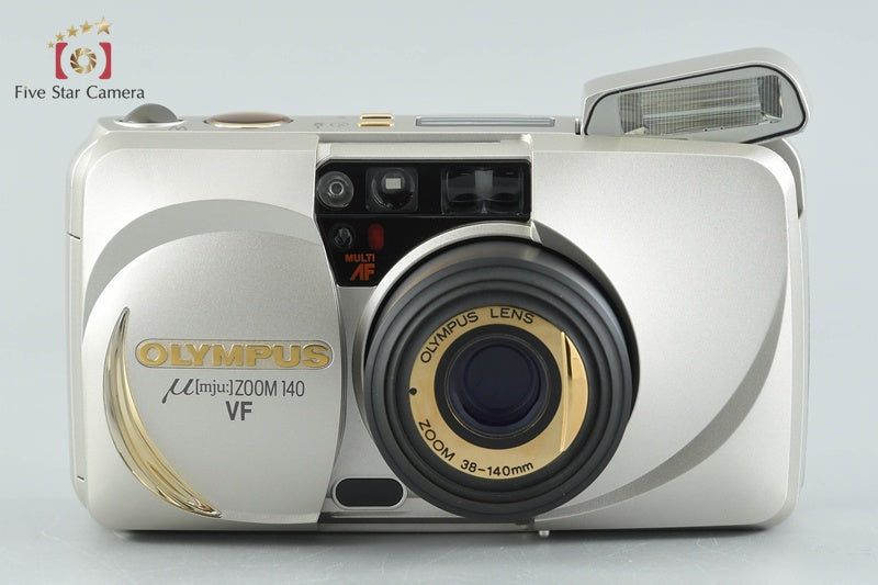 Olympus μ[mju:] ZOOM 140 VF Point & Shoot 35mm Film Camera w/ Box