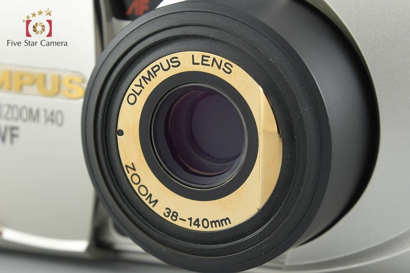 Olympus μ[mju:] ZOOM 140 VF Point & Shoot 35mm Film Camera w/ Box