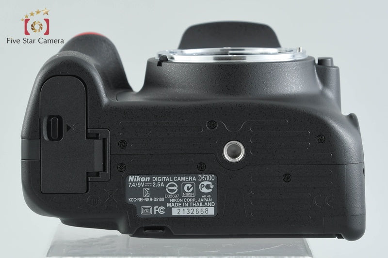 "Shutter count 241" Nikon D5100 16.2 MP DSLR Camera Body w/ Box