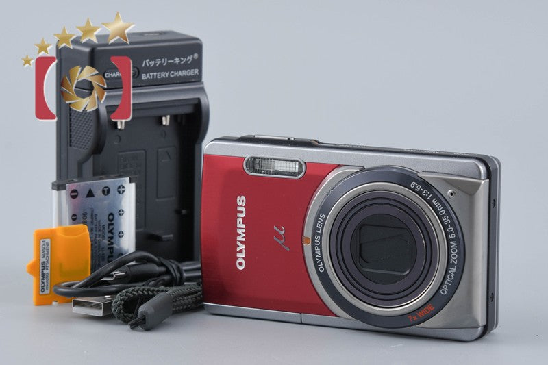 Olympus μ-7020 Red 12.0 MP Digital Camera