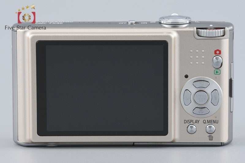 Panasonic LUMIX DMC-FX40 Gold 12.1 MP Digital Camera [Japanese Language Only]