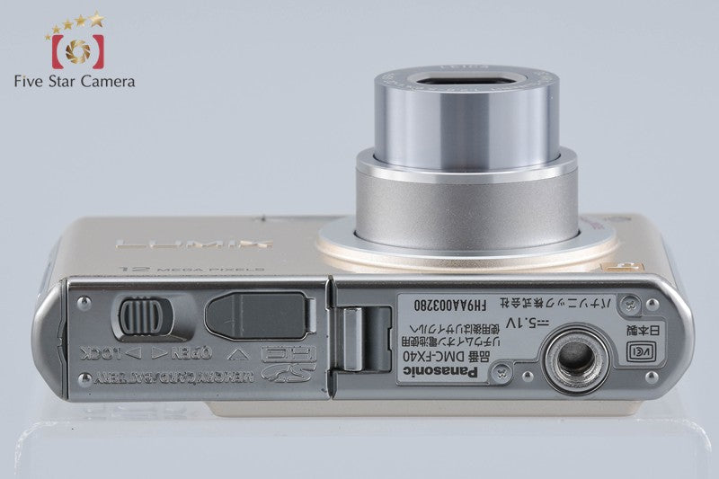 Panasonic LUMIX DMC-FX40 Gold 12.1 MP Digital Camera [Japanese Language Only]