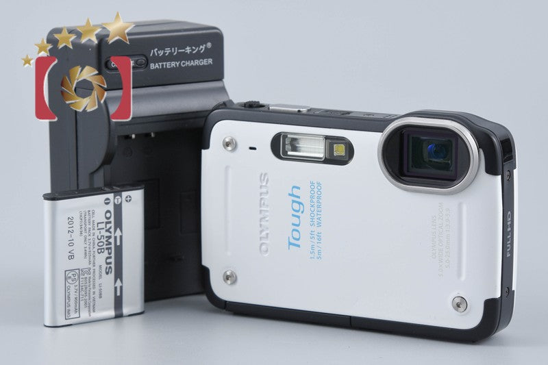 OLYMPUS STYLUS TG-625 Tough ホワイト　完動品 Olympus STYLUS TG-625 Tough White 12.0 MP Digital Camera