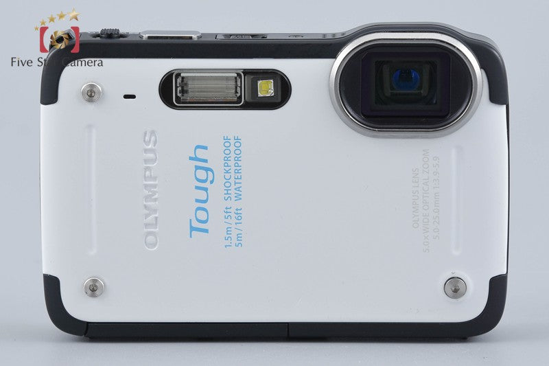 OLYMPUS TG-625 ホワイト Olympus STYLUS TG-625 Tough White 12.0 MP Digital Camera