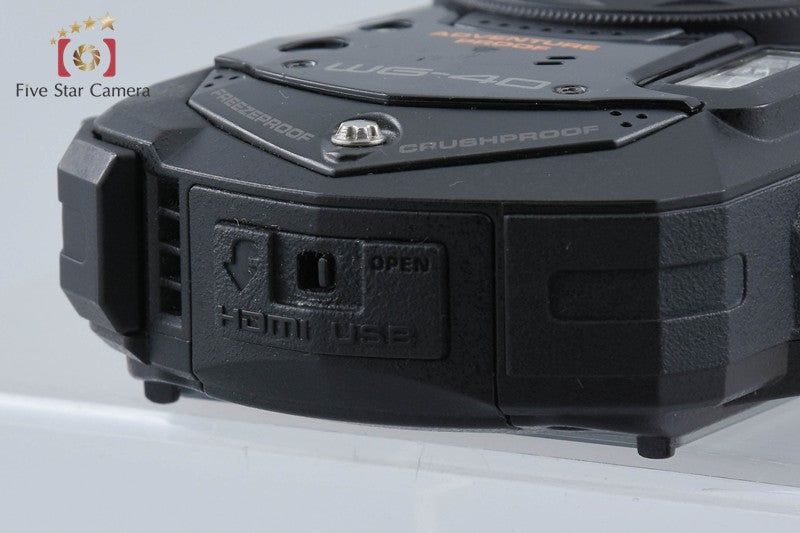 "Shutter count 2,198" Ricoh Pentax WG-40 Black 16.0 MP Waterproof Action Camera
