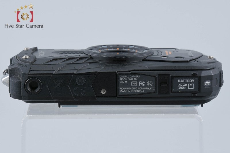 "Shutter count 2,198" Ricoh Pentax WG-40 Black 16.0 MP Waterproof Action Camera