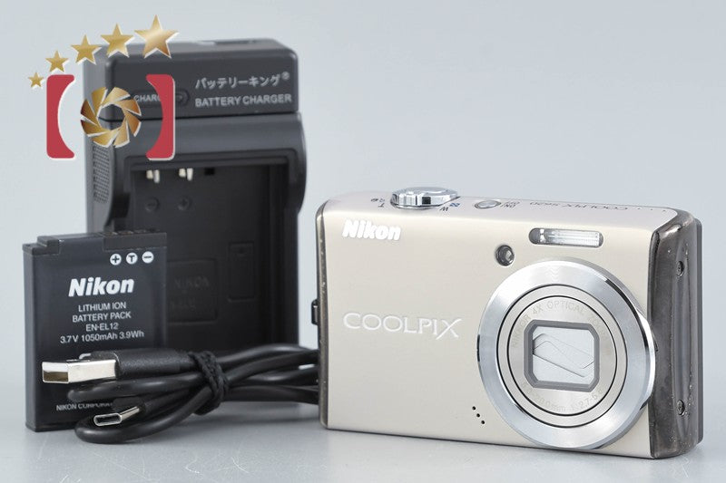 Nikon COOLPIX S620 Pearl White 12.2 MP Digital Camera