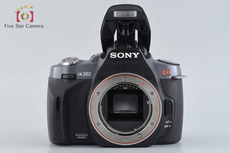 SONY α380 DSLR-A380 14.2 MP 18-55 55-200 Lenses [Japanese Language Onl