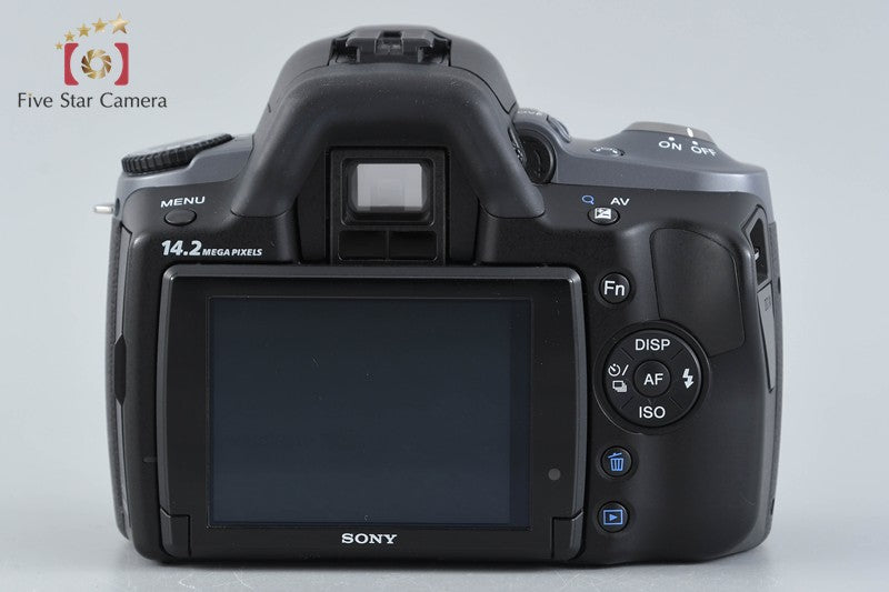 SONY α380 DSLR-A380 14.2 MP 18-55 55-200 Lenses [Japanese Language Only]