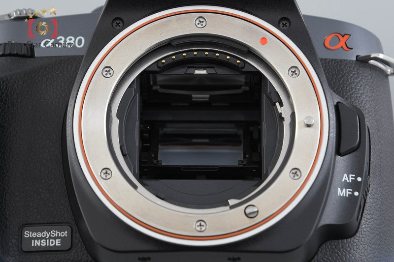 SONY α380 DSLR-A380 14.2 MP 18-55 55-200 Lenses [Japanese Language Only]