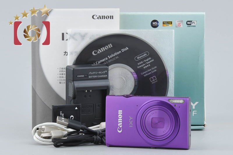 Canon IXY 430F Purple 16.1 MP Digital Camera w/ Box