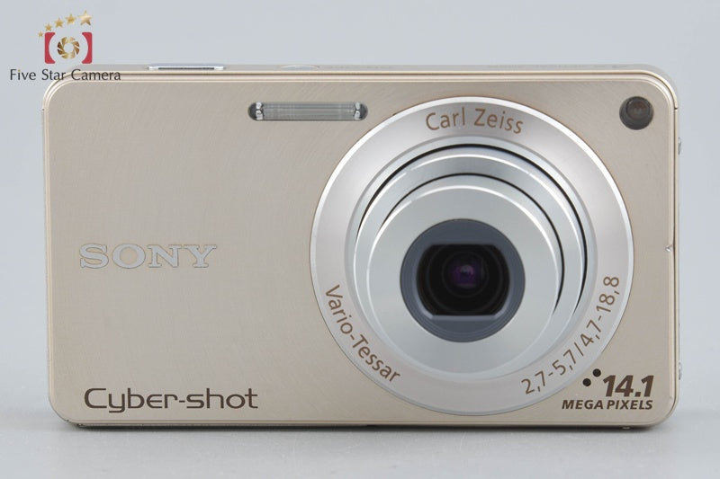 Sony Cyber-Shot DSC-W350 Gold 14.1 MP Digital Camera [Japanese Language Only]
