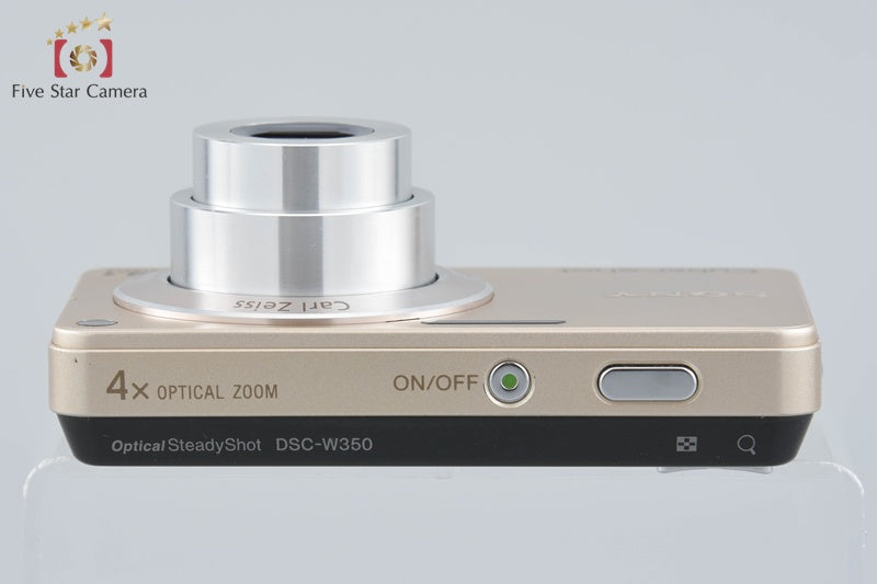 Sony Cyber-Shot DSC-W350 Gold 14.1 MP Digital Camera [Japanese Language Only]