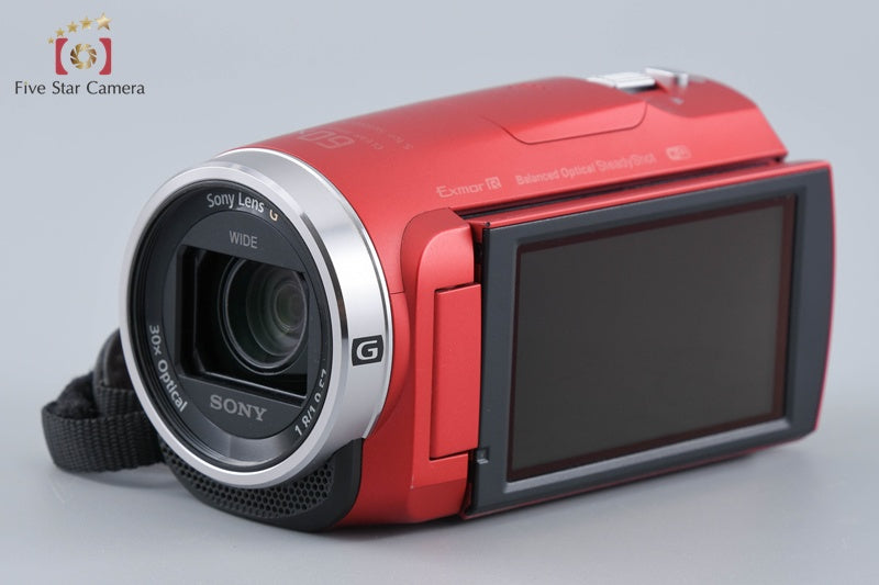 Sony Handycam HDR-CX680 Red Digital HD Video Camera [Multiple Languages]
