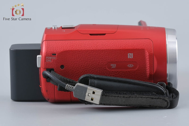 Sony Handycam HDR-CX680 Red Digital HD Video Camera [Multiple Languages]