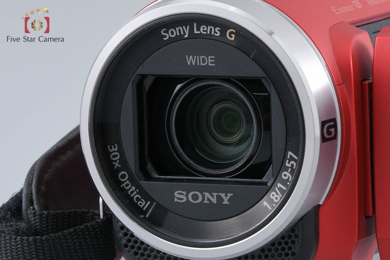 Sony Handycam HDR-CX680 Red Digital HD Video Camera [Multiple Languages]