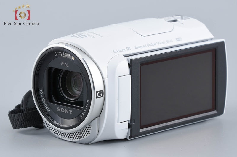 Sony Handycam HDR-CX670 White Digital HD Camcorder [Multiple Languages]