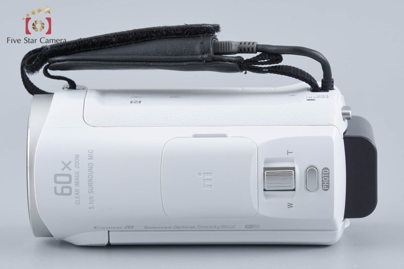 Sony Handycam HDR-CX670 White Digital HD Camcorder [Multiple Languages]