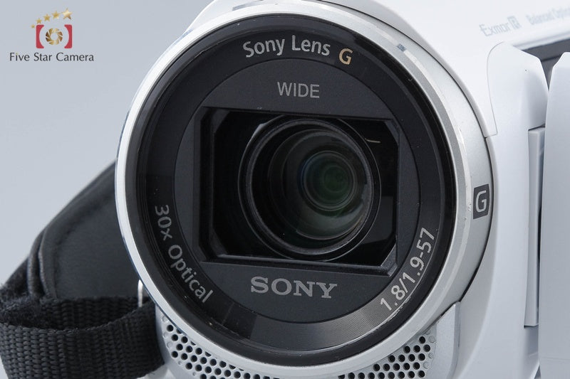 Sony Handycam HDR-CX670 White Digital HD Camcorder [Multiple Languages]