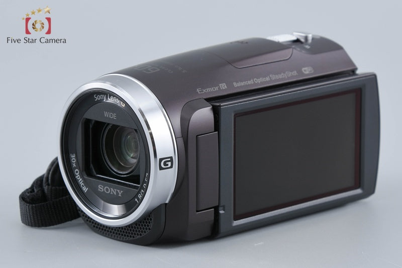 SONY HANDYCAM HDR-CX675 Bordeaux Brown Digital HD Camcorder [Multiple Languages]