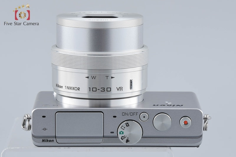 "Shutter count 314" Nikon 1 J4 Silver 18.4 MP Digital Camera 10-30 Lens
