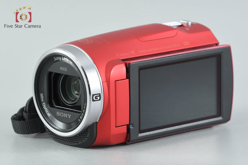 Sony Handycam HDR-CX680 Red Digital HD Video Camera [Multiple Languages]