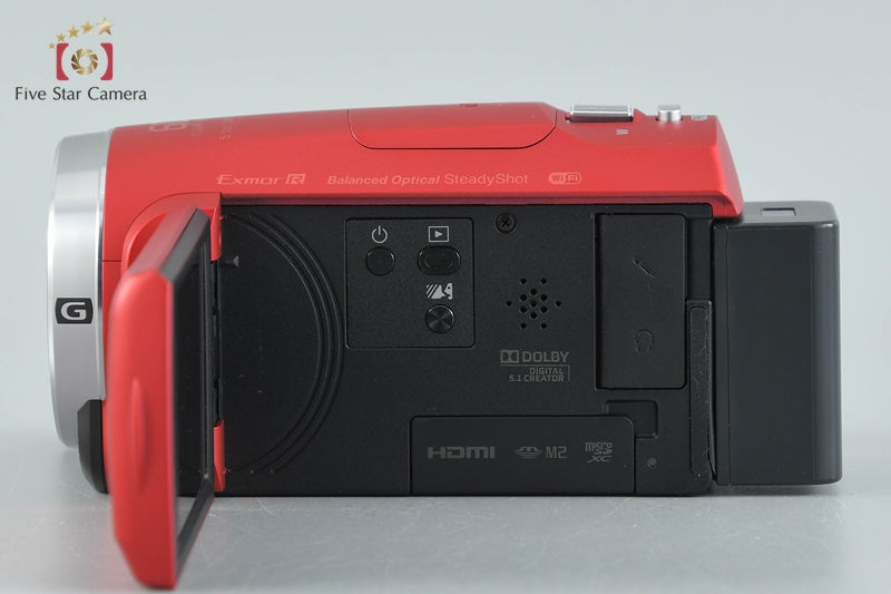 Sony Handycam HDR-CX680 Red Digital HD Video Camera [Multiple Languages]