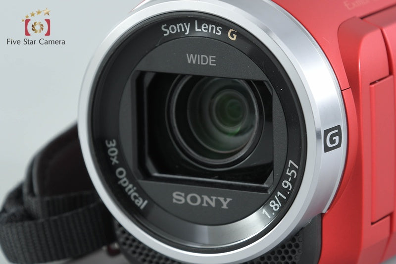 Sony Handycam HDR-CX680 Red Digital HD Video Camera [Multiple Languages]