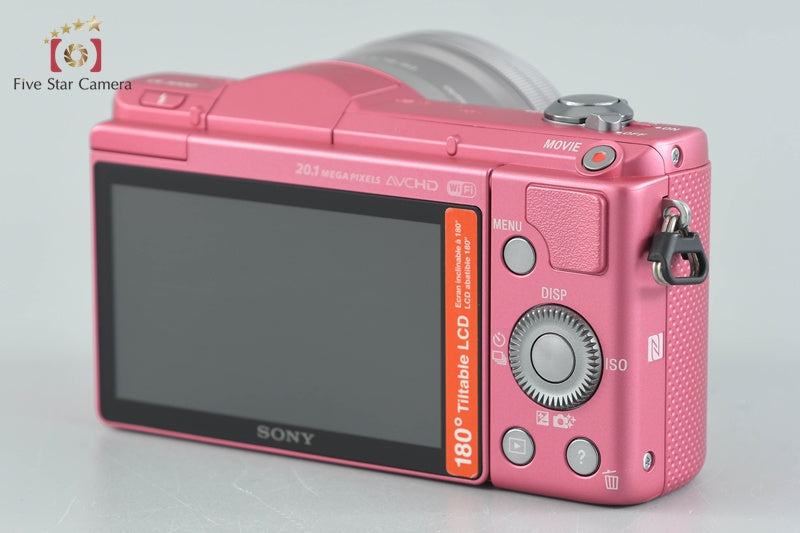 Sony Alpha α5000 ILCE-5000L Pink 20.1 MP 16-50 Lens [Multiple Languages]