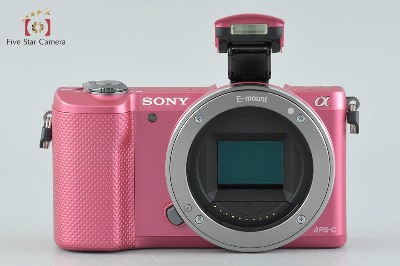 Sony Alpha α5000 ILCE-5000L Pink 20.1 MP 16-50 Lens [Multiple Languages]