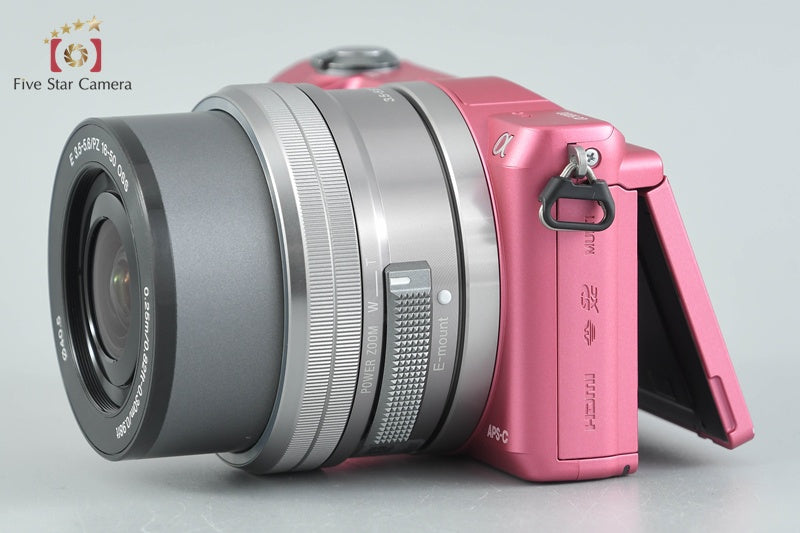 Sony Alpha α5000 ILCE-5000L Pink 20.1 MP 16-50 Lens [Multiple Languages]